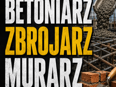 Betoniarz / Zbrojarz / Murarz – Niemiecka umowa do 20€ brutto